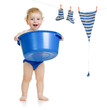 © Andrey Kuzmin - Happy kid washing his accessories