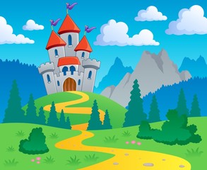 Poster - Castle theme landscape 1