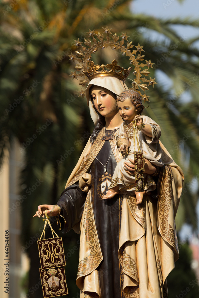Virgen del Carmen Stock Photo | Adobe Stock