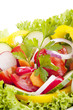 frischer gesunder Salat mit gemischtem Gemüse