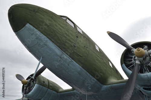 Board z aluminiowym obramowaniem Samolot wojskowy ww2