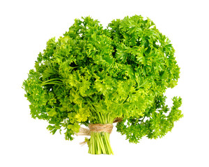 Parsley isolated on white background