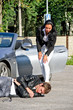 © M-Production - Female driver knoched down male pedestrian