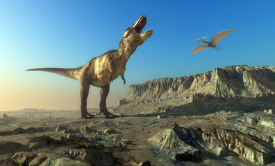 Fotoroleta dinozaur muzeum gad natura