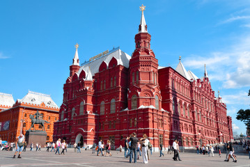 Wall Mural - The State Historical Museum of Russia in Moscow