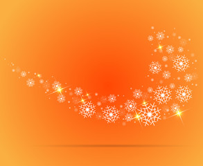 abstract flakes figure for christmas and new year background