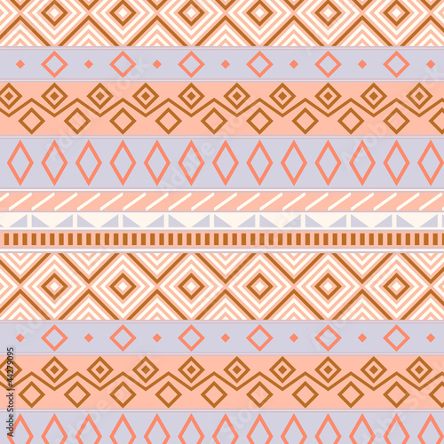 Obraz na płótnie canvas Native american tradycyjny wzór w pastelowych, wektor