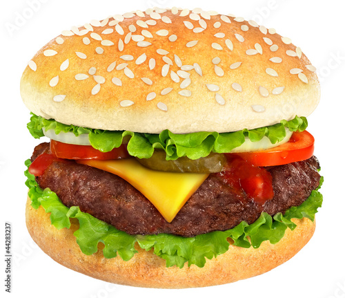 Naklejka samoprzylepna Hamburger