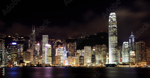 Tapeta ścienna Hongkong, panoramę
