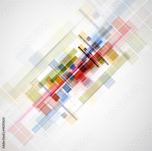 Naklejka dekoracyjna Abstract bright technology dinamic fade diagonal background