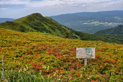 Naklejka samoprzylepna Bieszczady