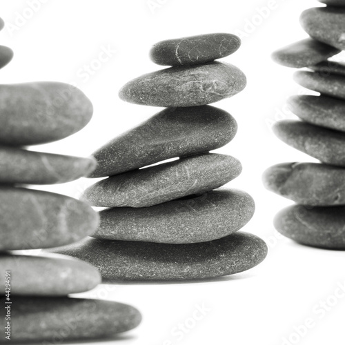 Naklejka samoprzylepna Zrównoważone kamienie zen