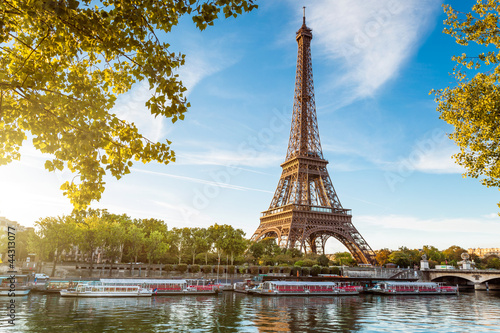 Naklejka na szybę Tour Eiffel Paris France