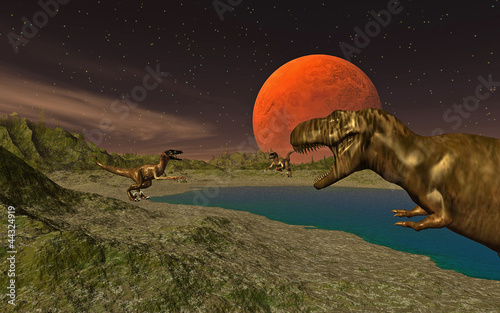 Board z aluminiowym obramowaniem Velociraptor
