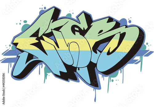 Board z aluminiowym obramowaniem Graffito - zawsze