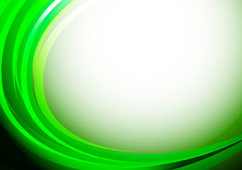 Poster - Bright green background