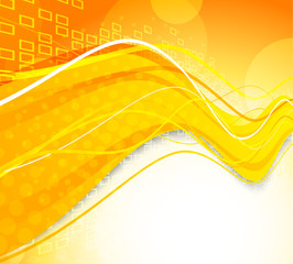 Aufkleber - Orange background