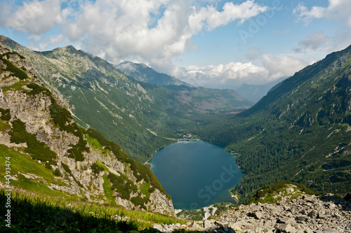 Board z aluminiowym obramowaniem Morskie oko