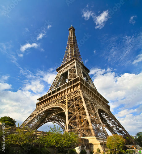 Fotoboard na płycie Paryż eiffel tower we francji