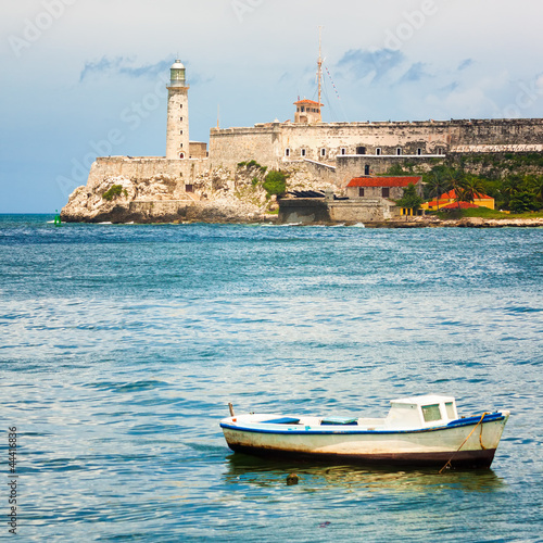 Board z aluminiowym obramowaniem Zamek el morro w Hawanie