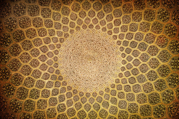 Naklejka meczet wschód wzór kwiat
