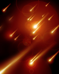 Wall Mural - Meteor shower