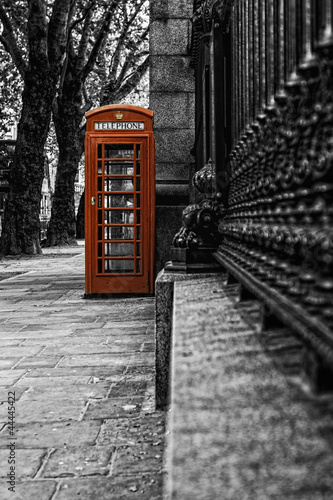 Naklejka - mata magnetyczna na lodówkę public phone