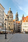 Fototapeta Miasto - Dresden Altstadt Himmel