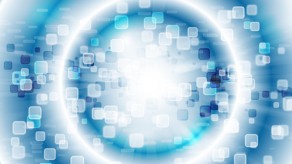 blue HD abstract wallpaper