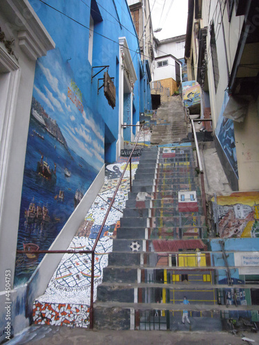 Board z aluminiowym obramowaniem Treppe w Valparaiso