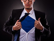 © Viorel Sima - Cropped view of super business man