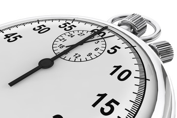 Poster - Silver modern Stopwatch
