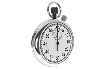 Poster - Silver modern Stopwatch