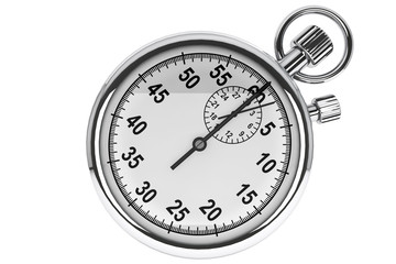 Poster - Silver modern Stopwatch