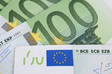 euro banknotes