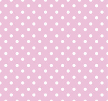 Pink Polka Dot Background