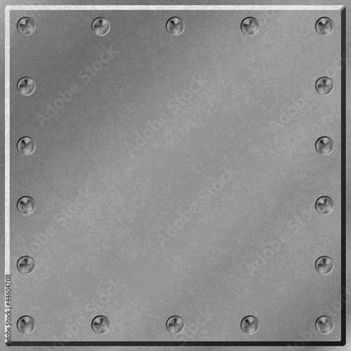 Board z aluminiowym obramowaniem Metalowe tło z obramowaniem śrub