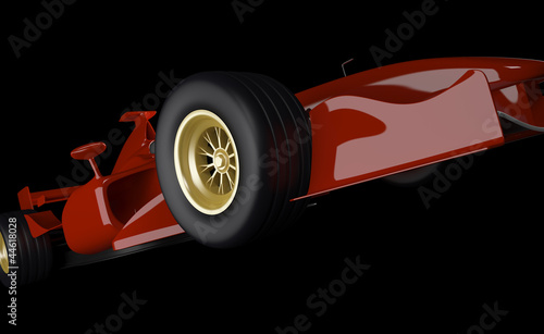 Board z aluminiowym obramowaniem Samochód Formuły 1