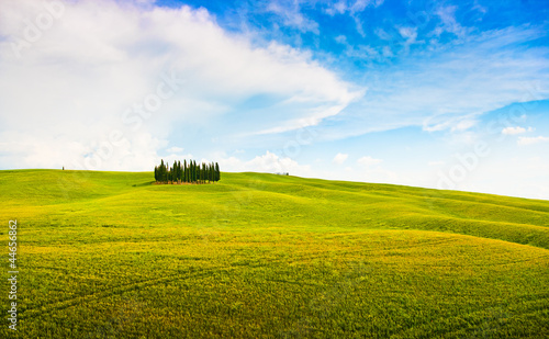 Tapeta ścienna Krajobraz malowniczych Toskania w val d'orcia, Włochy