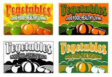 Vintage Vegetable Crate Label