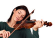 girl play violin