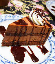 Piece Of Chocolate Moose Cake