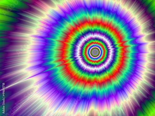 Board z aluminiowym obramowaniem Kolor wybuchu tie-dye