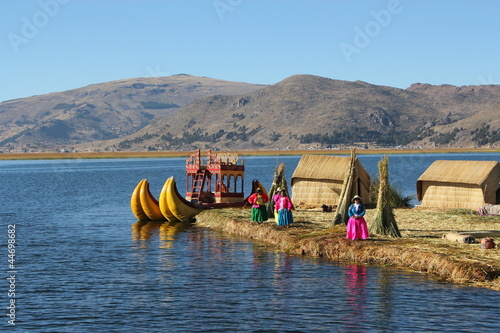 Board z aluminiowym obramowaniem Titicaca uros