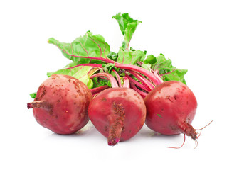 Wall Mural - Red fresh beetroots