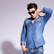 © Viorel Sima - fashion man wearing sunglasses thinking