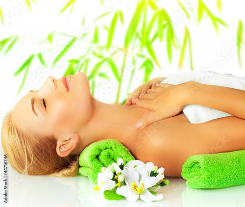 Tapeta ścienna Piękna kobieta w spa