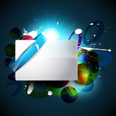 Wall Mural - abstract shape background