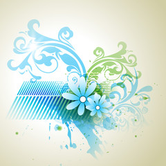 Wall Mural - abstract flower