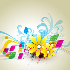 Wall Mural - flower vector